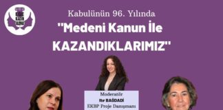 MEDENİ KANUNUMUZA SAHİP ÇIKIYORUZ.