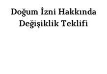 Doğum İzni Hakkında Değişiklik Teklifi, T24, 25 Kasım 2025